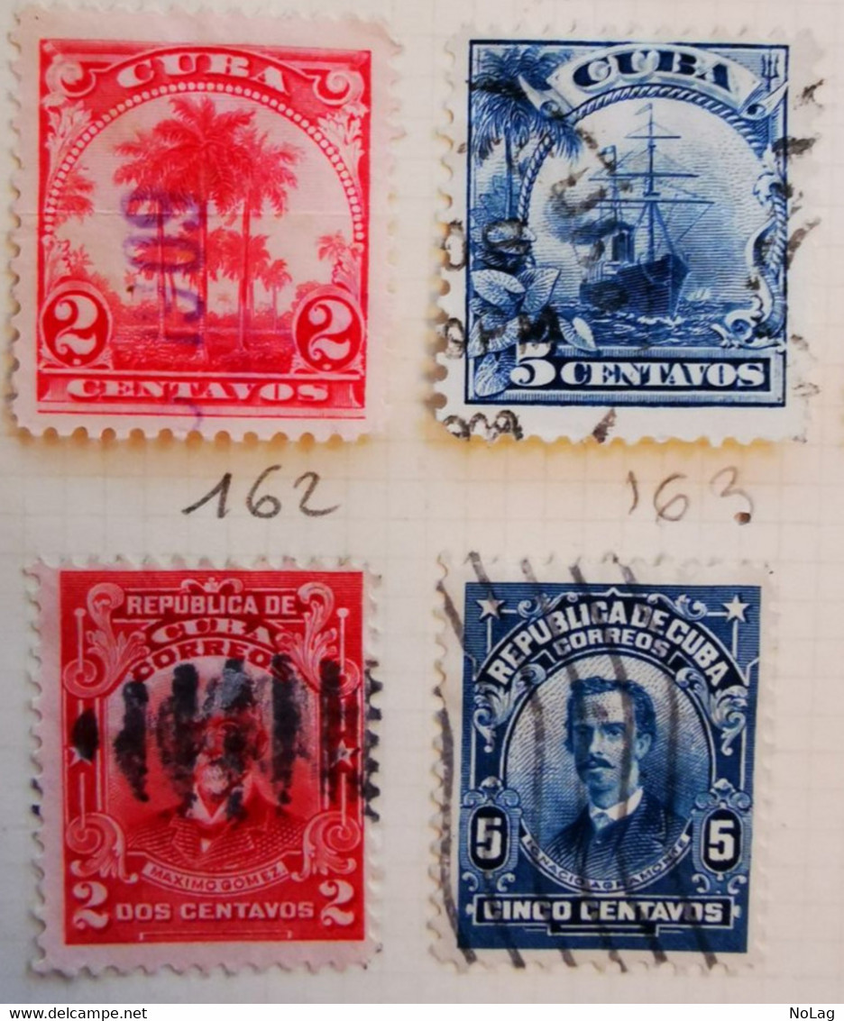 Cuba - 1896-98 - Y&T N°19-20-22-25-26-31-43-79-82-92-83-99-142à145-149à151-154-156-161à163-166-167-171-175... /*/ et /0/