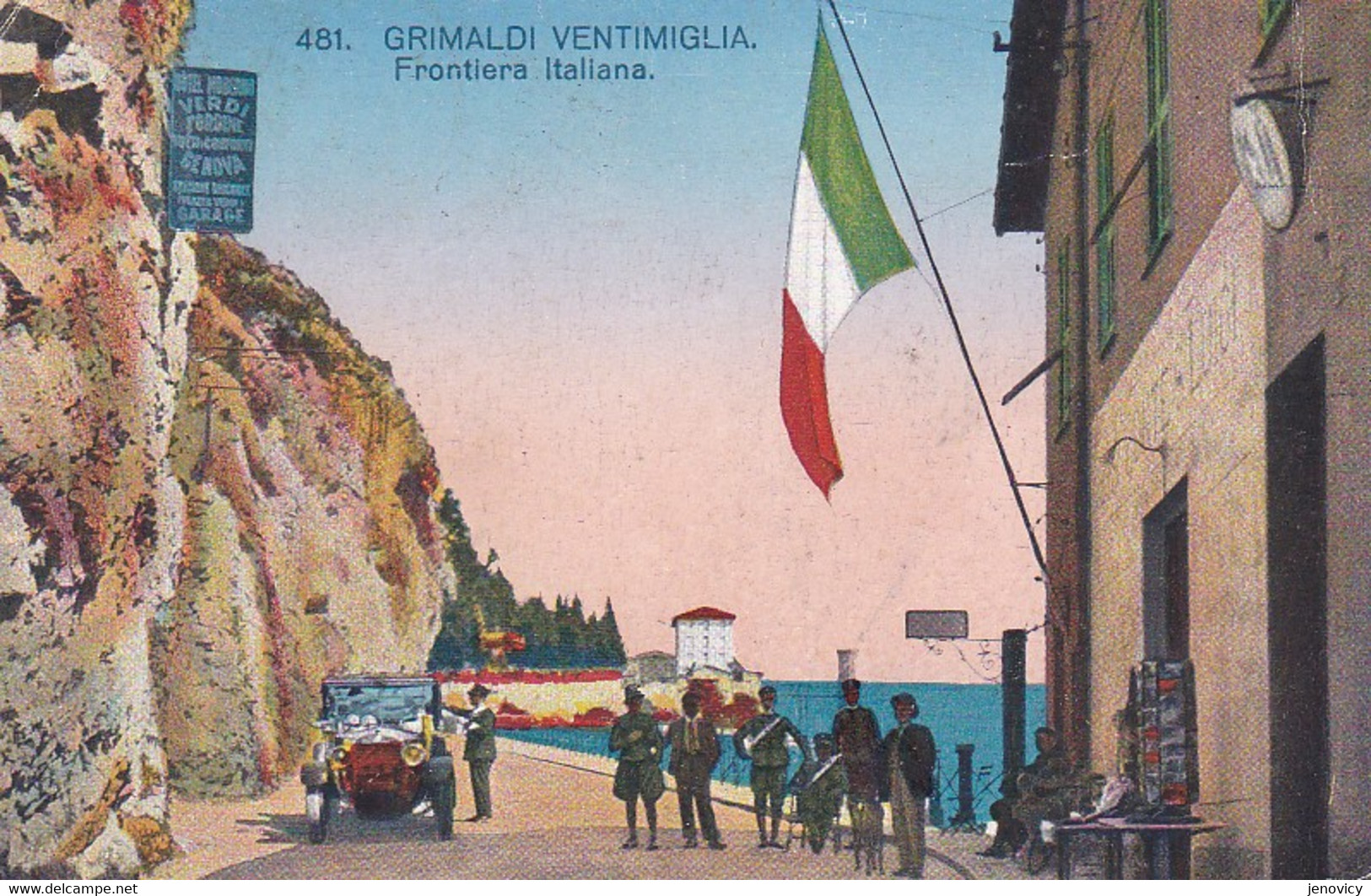 GRIMALDI VENTIMIGLIA FRONTIERA ITALIANA ,COULEUR  REF 69775 - Douane