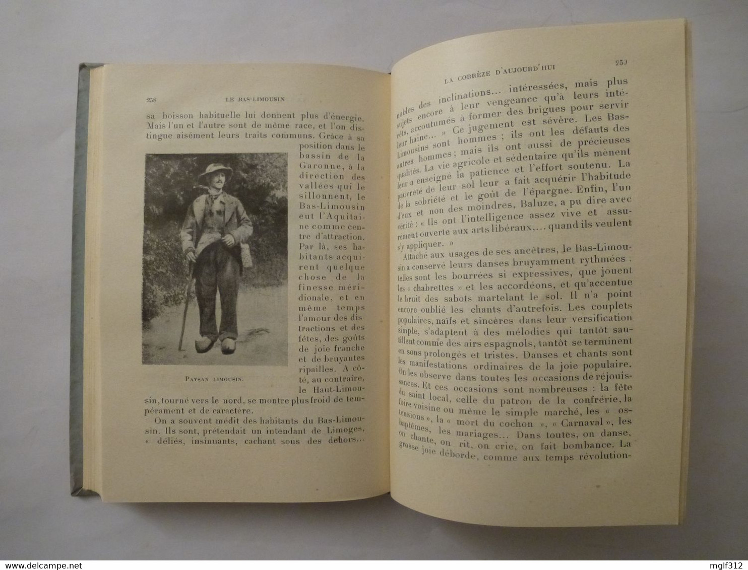 LE BAS-LIMOUSIN : Histoire Et Géographie De La CORREZE - Editeur J EYBOULET - USSEL - Juillet 1912 - Limousin