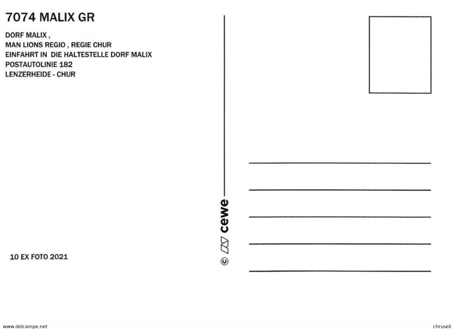 Malix H  2 Bild Postauto Limitierte Auflage! - Malix 