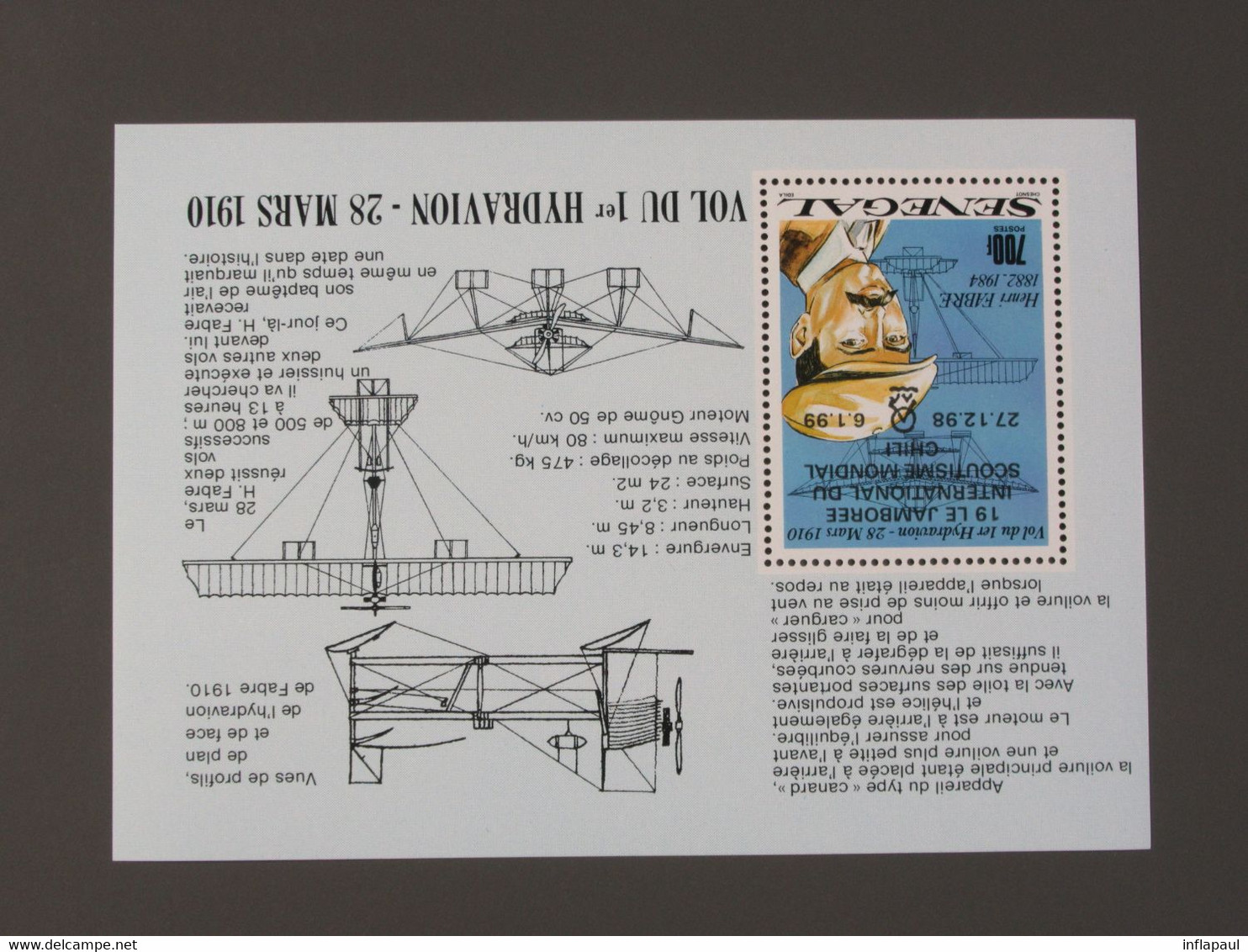 Flugzeuge über 40 Verschiedene Blöcke- Aeroplanes Over 40 Diff. Blocks - Aerei