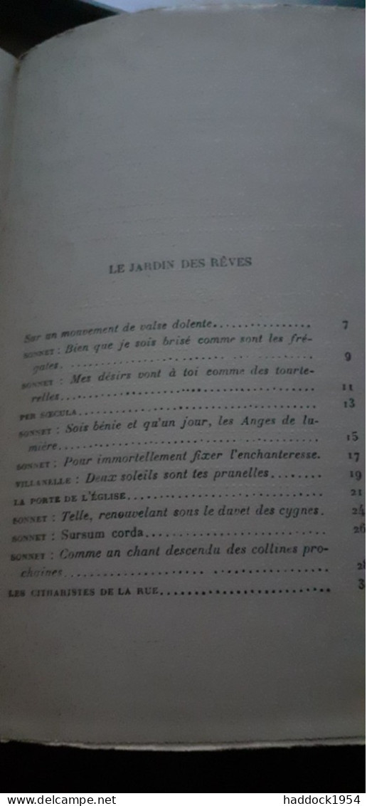 Poèmes élégiaques LAURENT TAILHADE Mercure De France 1913 - Auteurs Français