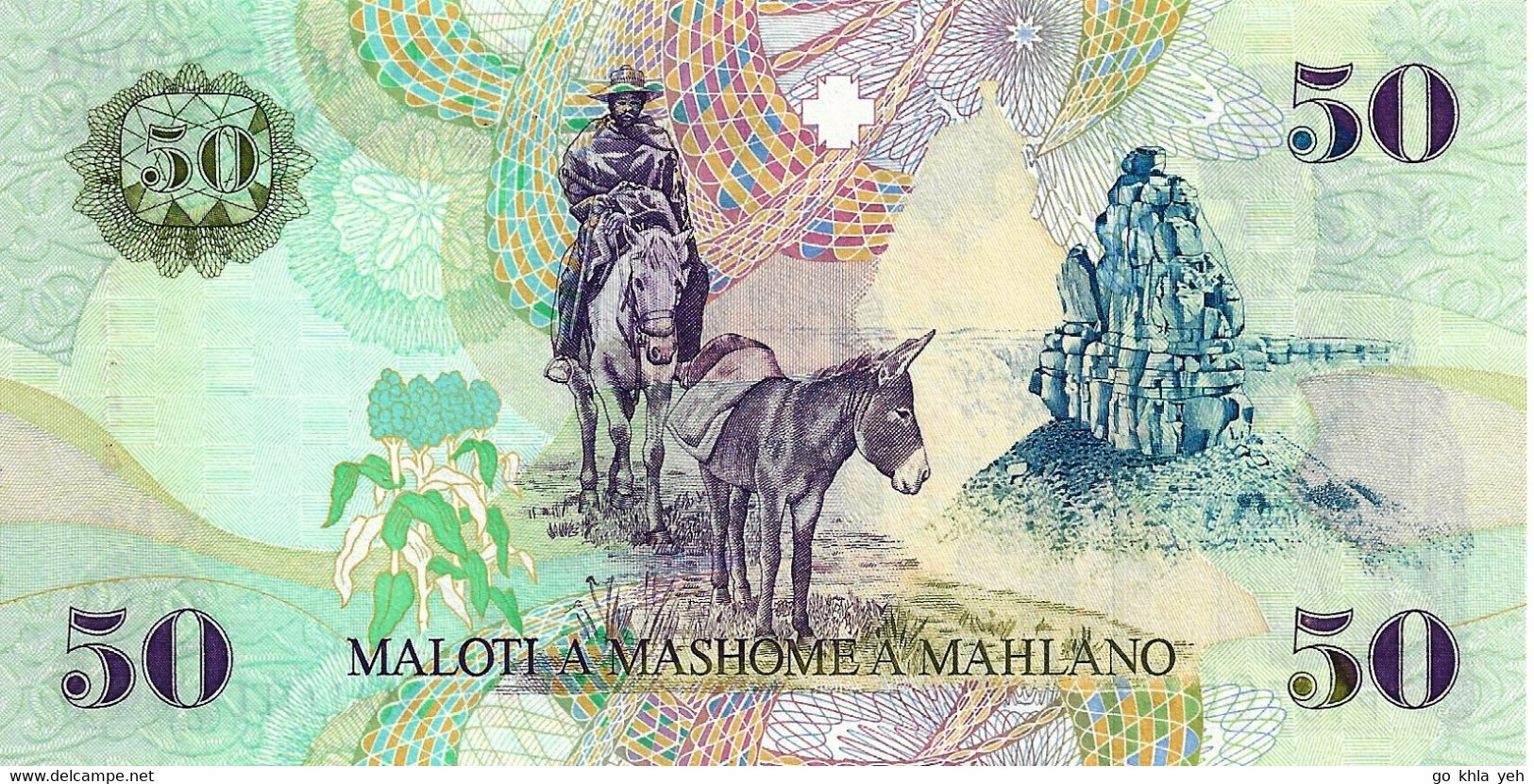 LESOTHO 2001 50 Loti - P.17d  Neuf UNC - Lesotho