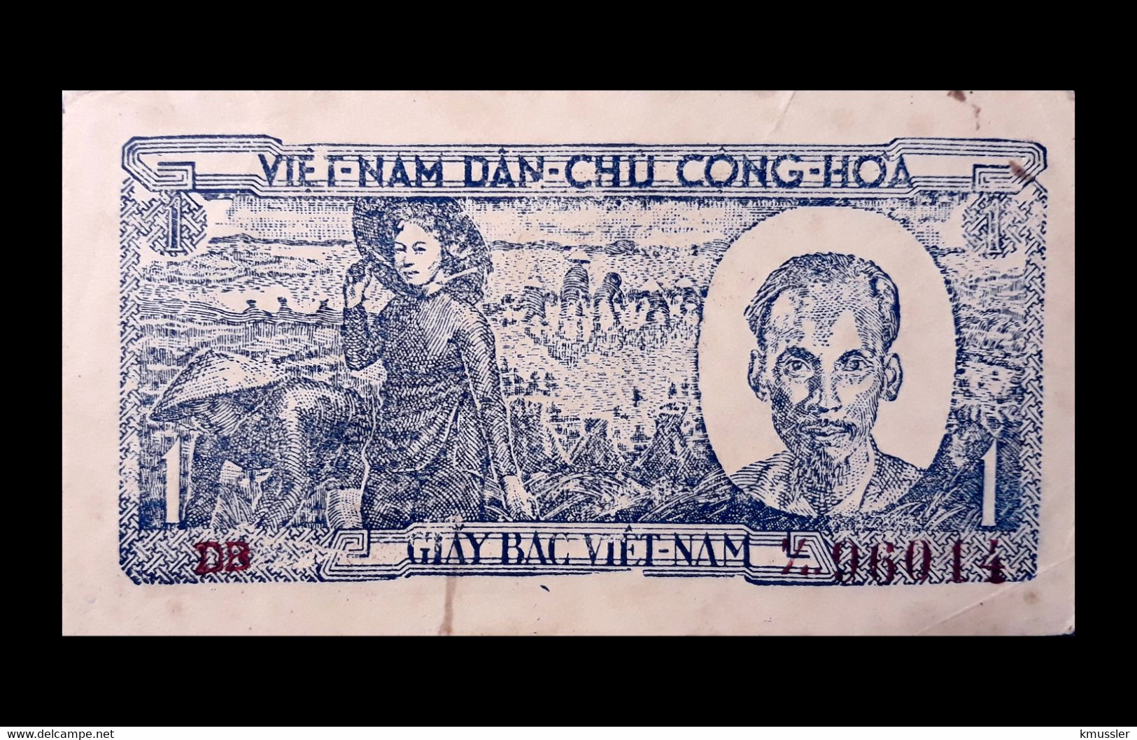 # # # Alte Banknote Aus Nordvietnam (North Vietnam) 1 Dong 1948 # # # - Vietnam