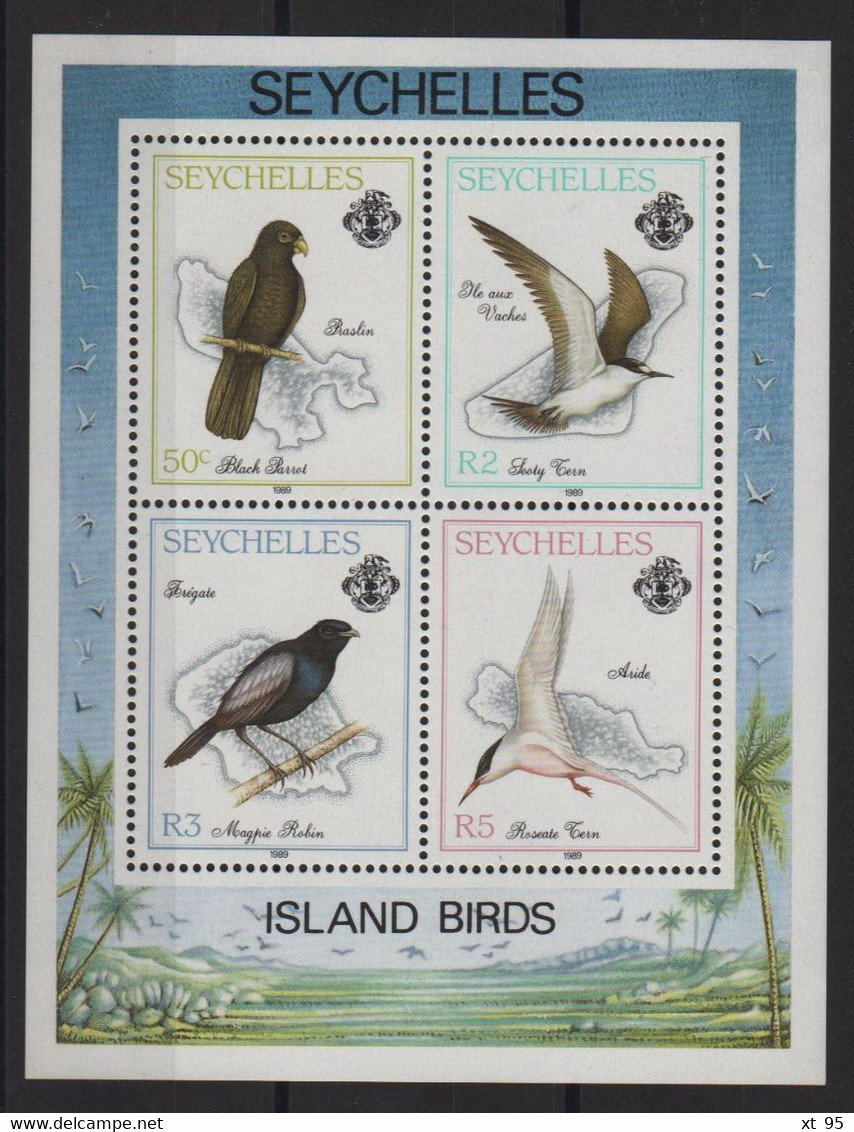 Seychelles - BF 33 - Faune - Oiseaux - Cote 20€ - ** Neuf Sans Charniere - Seychelles (1976-...)