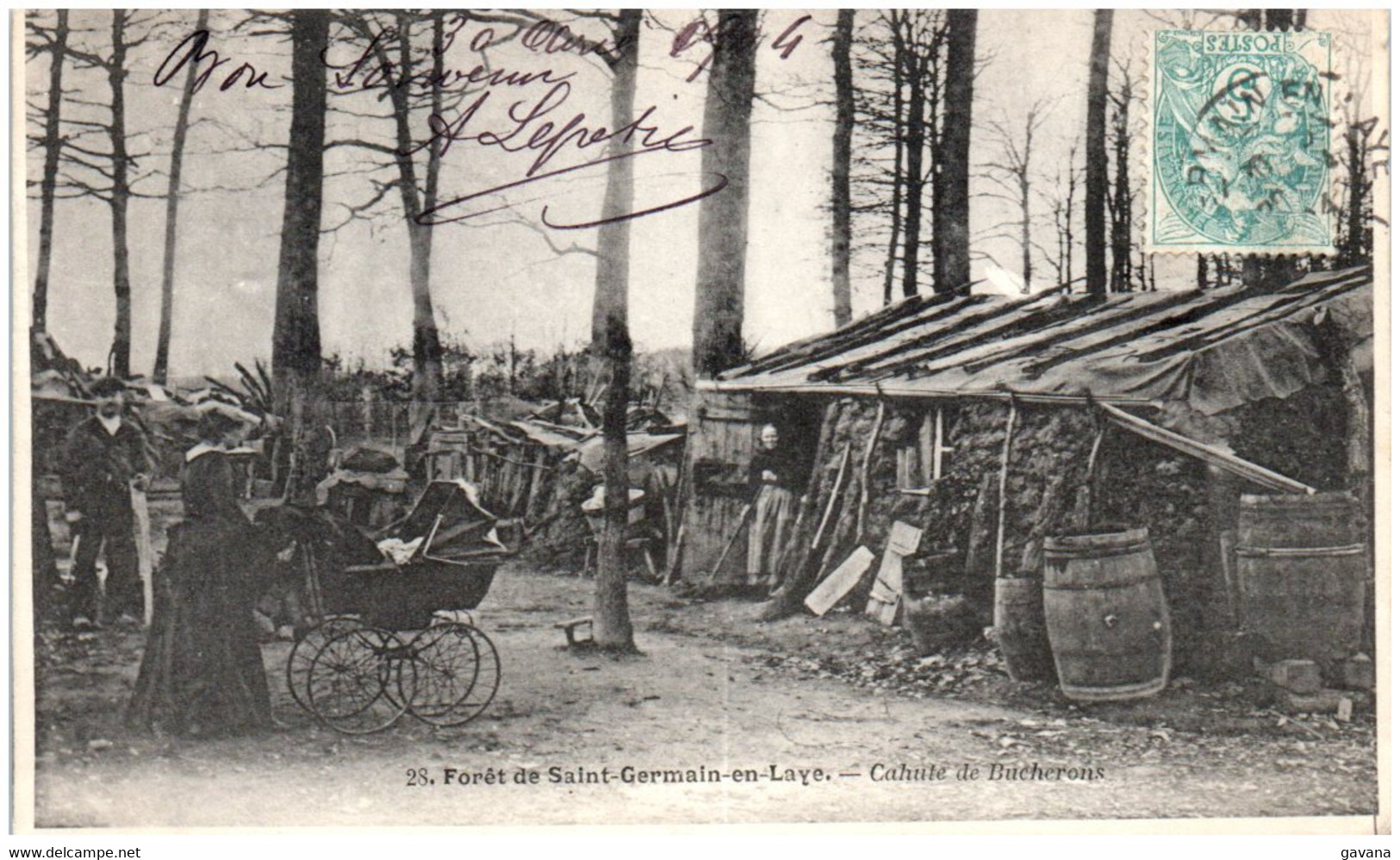 78 Foret De SAINT-GERMAIN-en-LAYE - Cabane De Bucherons - St. Germain En Laye