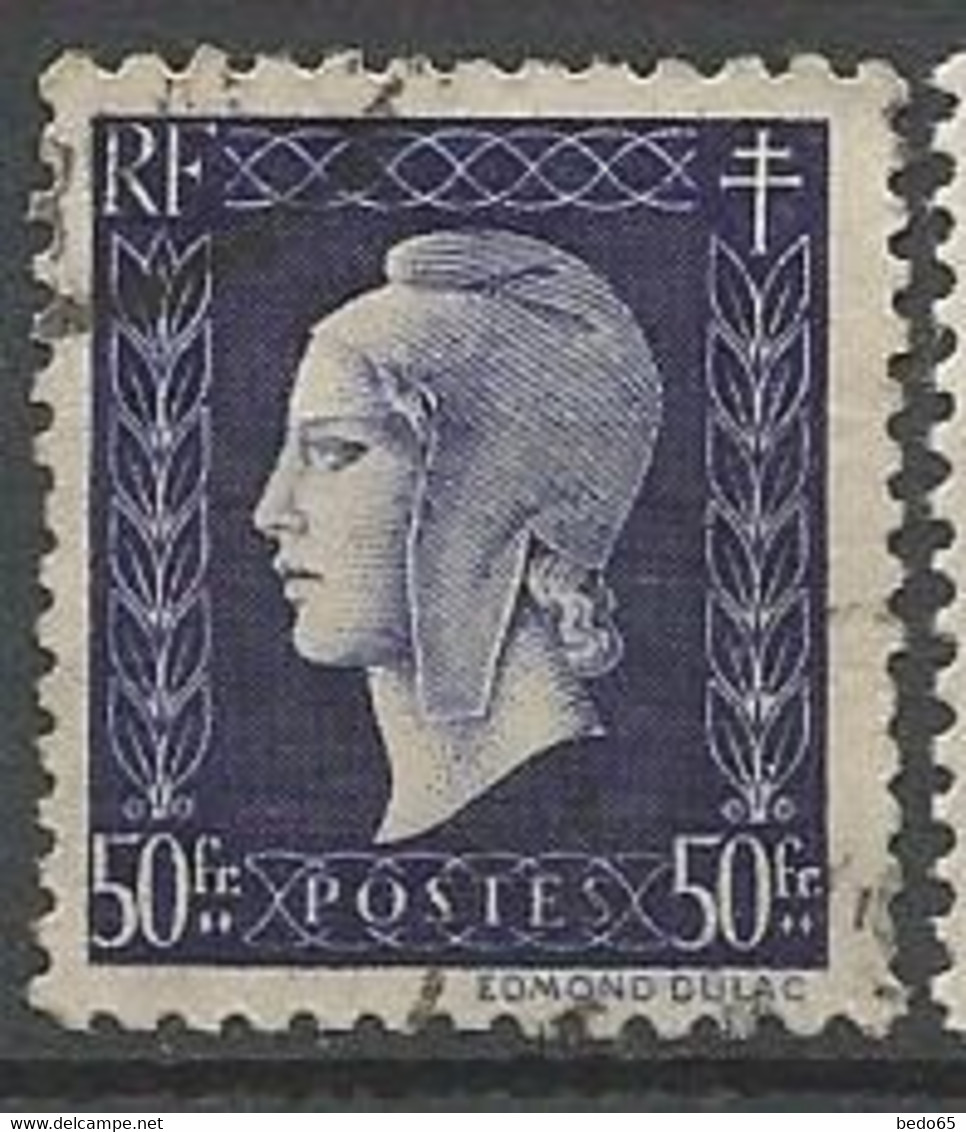 MARIANNE DE DULAC N° 701 BONNET BLEU OBL - Oblitérés