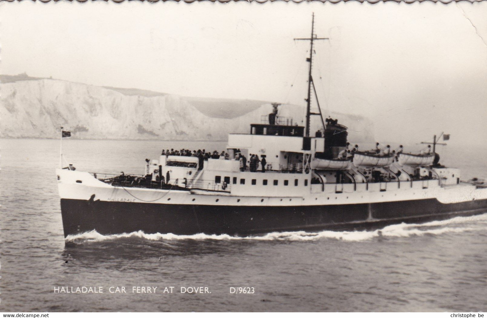 Halladale Car Ferry At Dover (pk77409) - Piroscafi