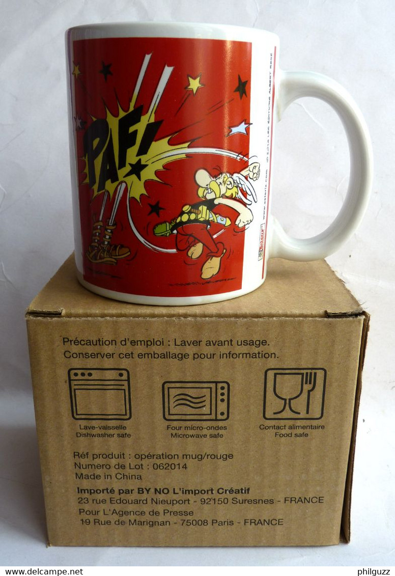 MUG TASSE PUBLICITAIRE ASTERIX POUR QUICK 2014 - Dishes