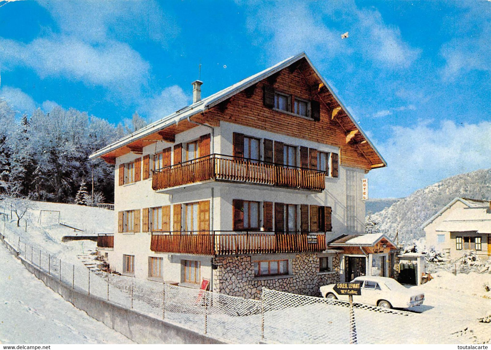 CPSM 38 VILLARD DE LANS HOTEL SOLEIL LEVANT     Grand Format  15 X 10,5 Cm - Villard-de-Lans