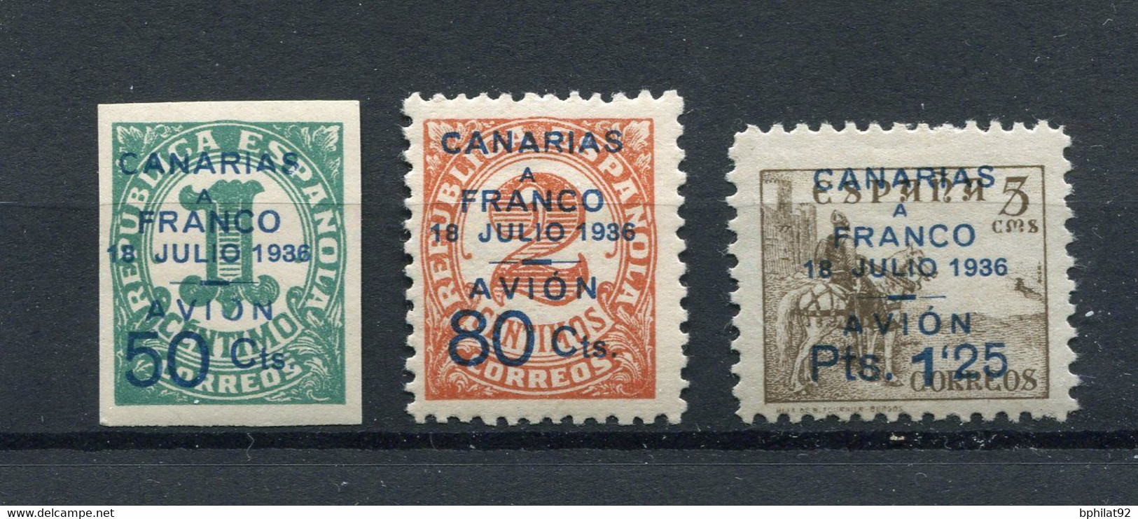 !!! ESPAGNE, PA N°113/115 NEUFS ** - Unused Stamps