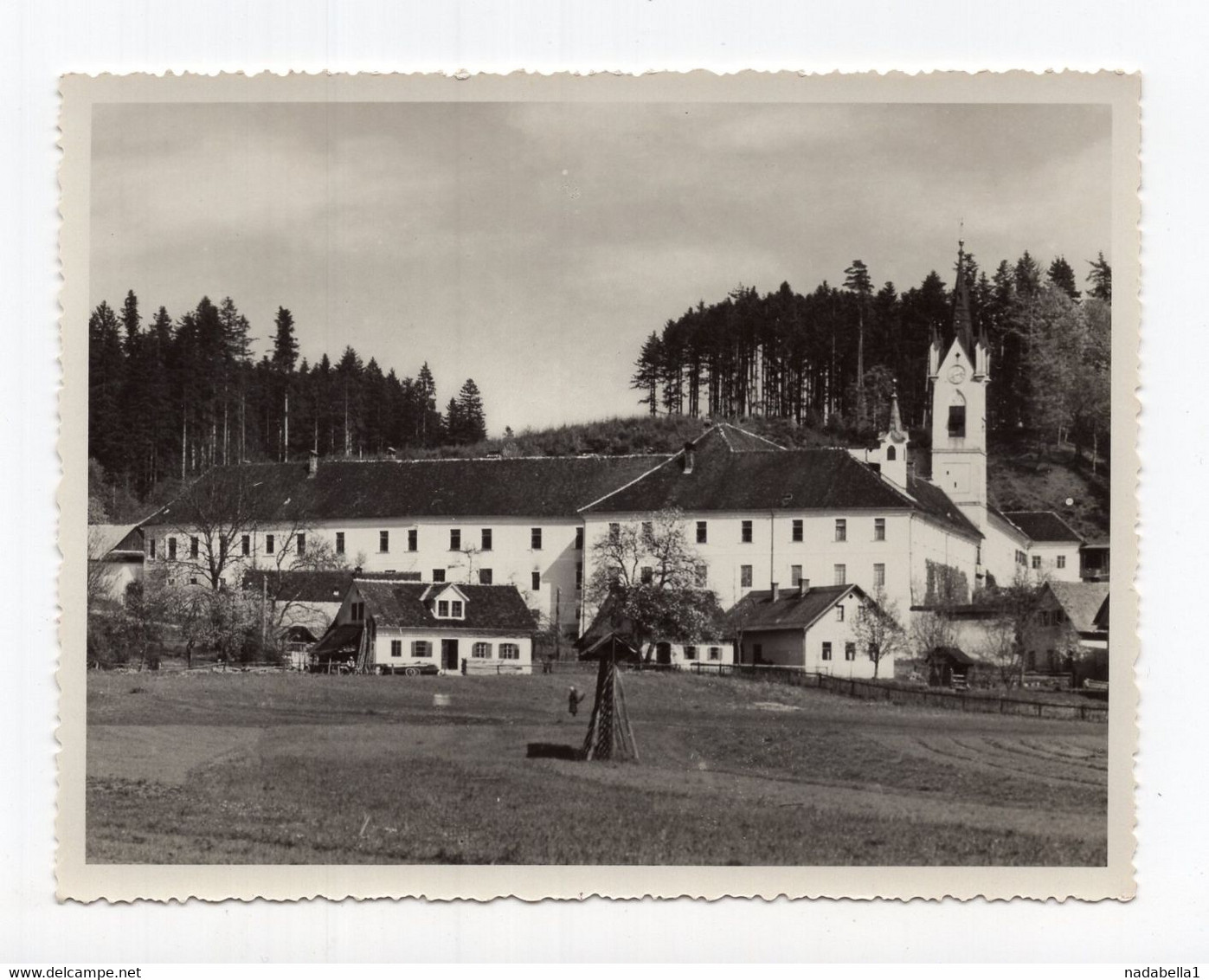 1930s 40s ?  YUGOSLAVIA, SLOVENIA, MEKINJE PRI URSULINE, GIRLS STATE SCHOOL BUILDING - Other & Unclassified