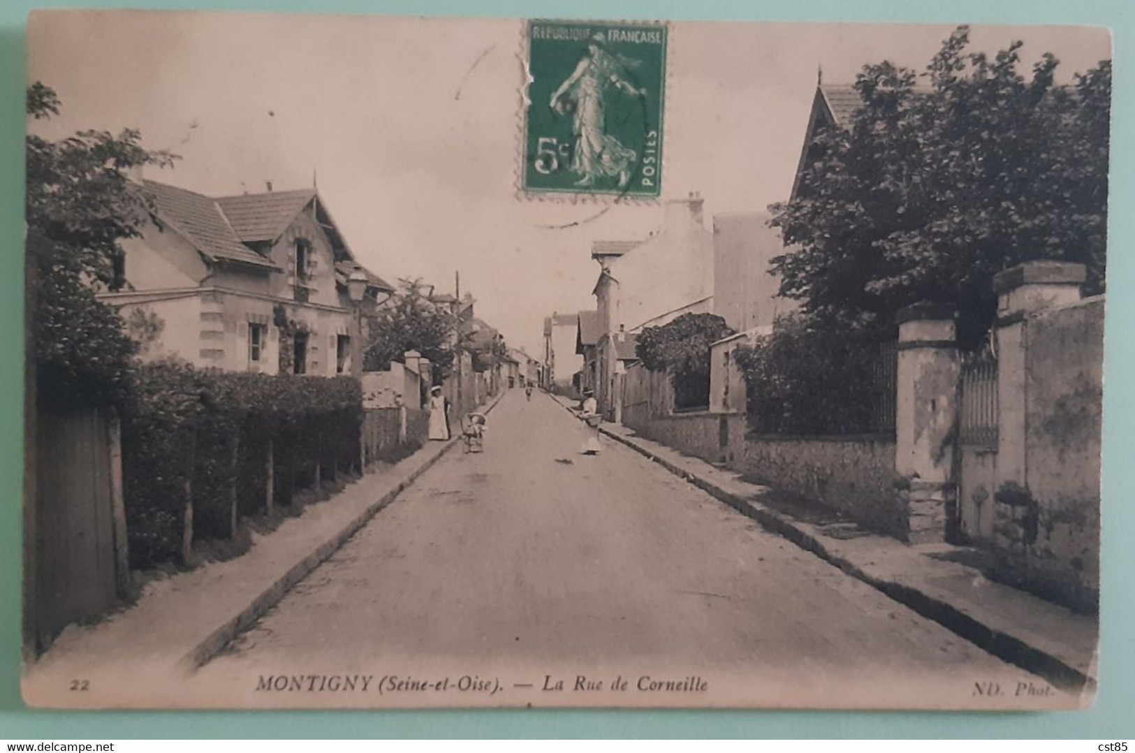 CPA - MONTIGNY - La Rue De Corneille - Montigny Les Cormeilles
