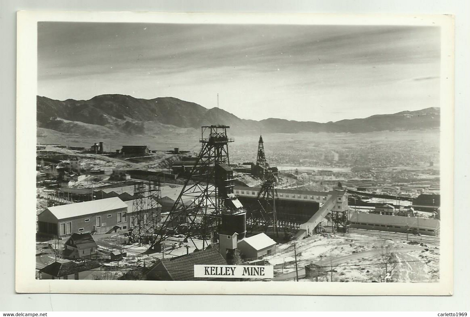 KELLEY MINE - BUTTE, MONTANA PHOTO CARD  - NV FP - Butte