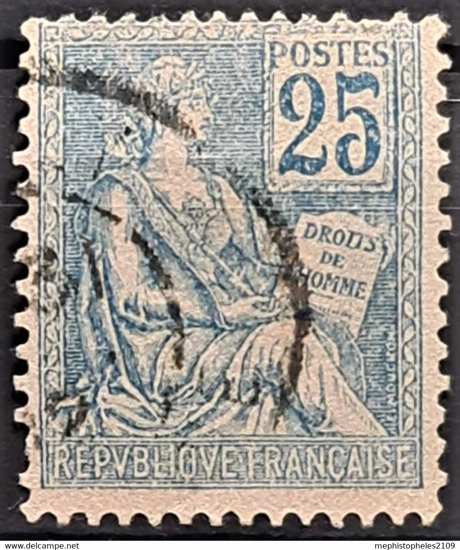 FRANCE 1900/01 - Canceled - YT 114 - 25c - 1900-02 Mouchon