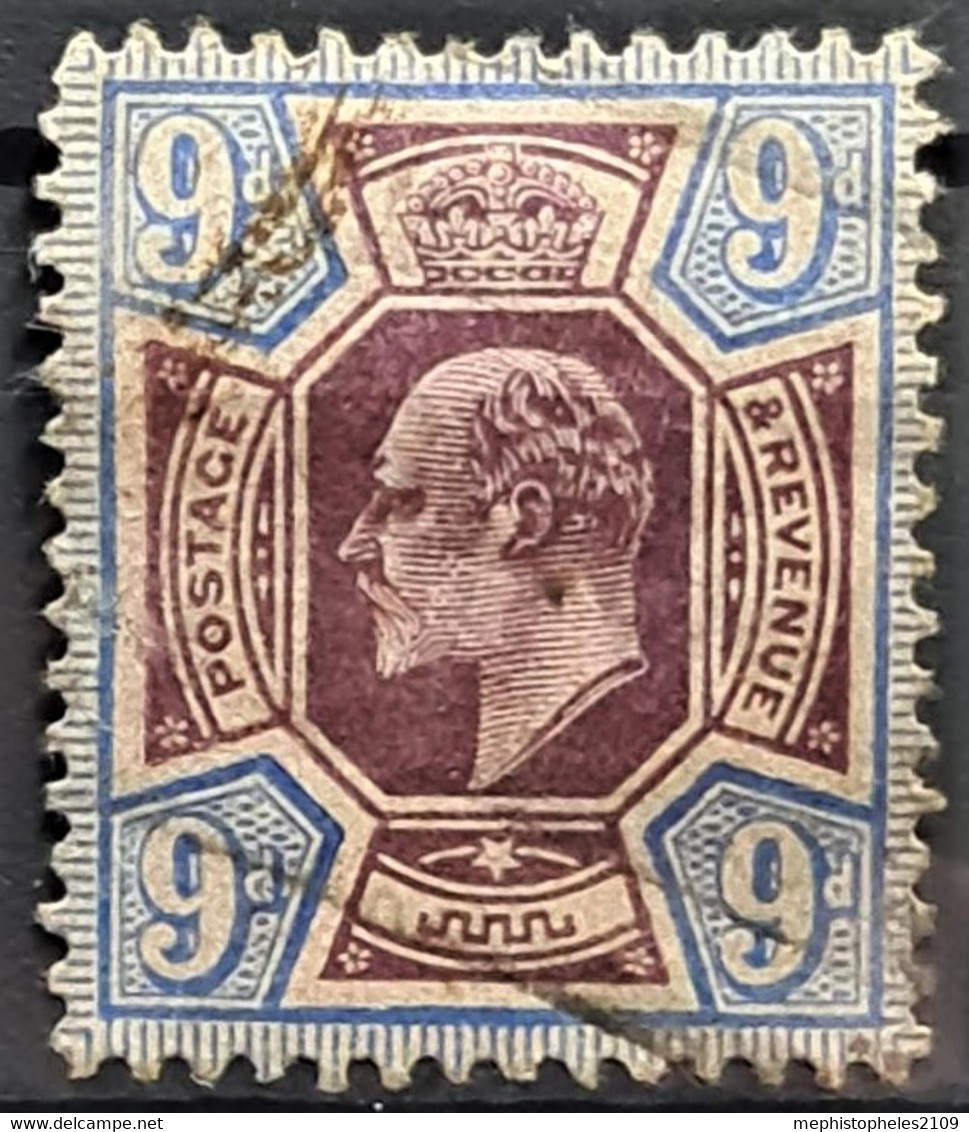 GREAT BRITAIN 1902-11 - Canceled - Sc# 136b - 9d - Used Stamps