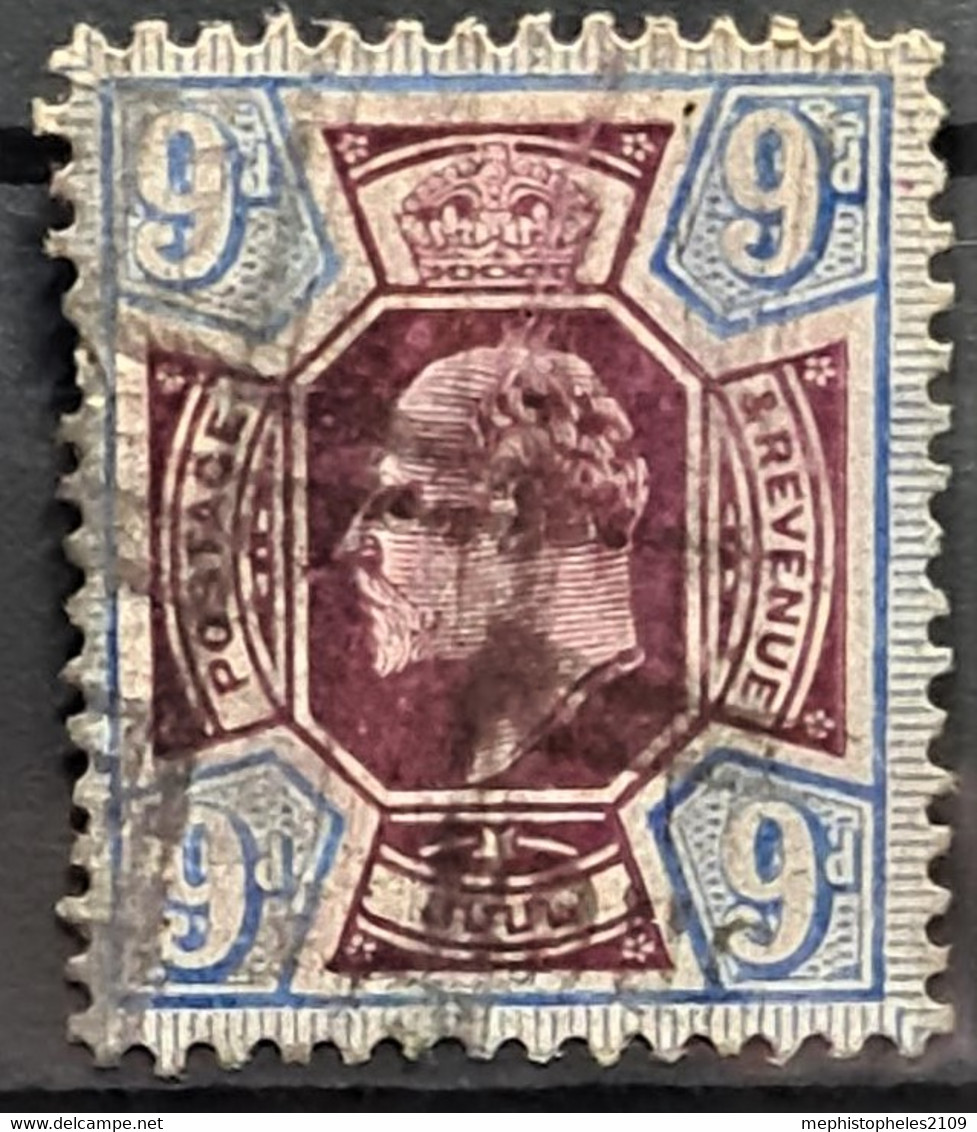 GREAT BRITAIN 1902-11 - Canceled - Sc# 136d - 9d - Used Stamps