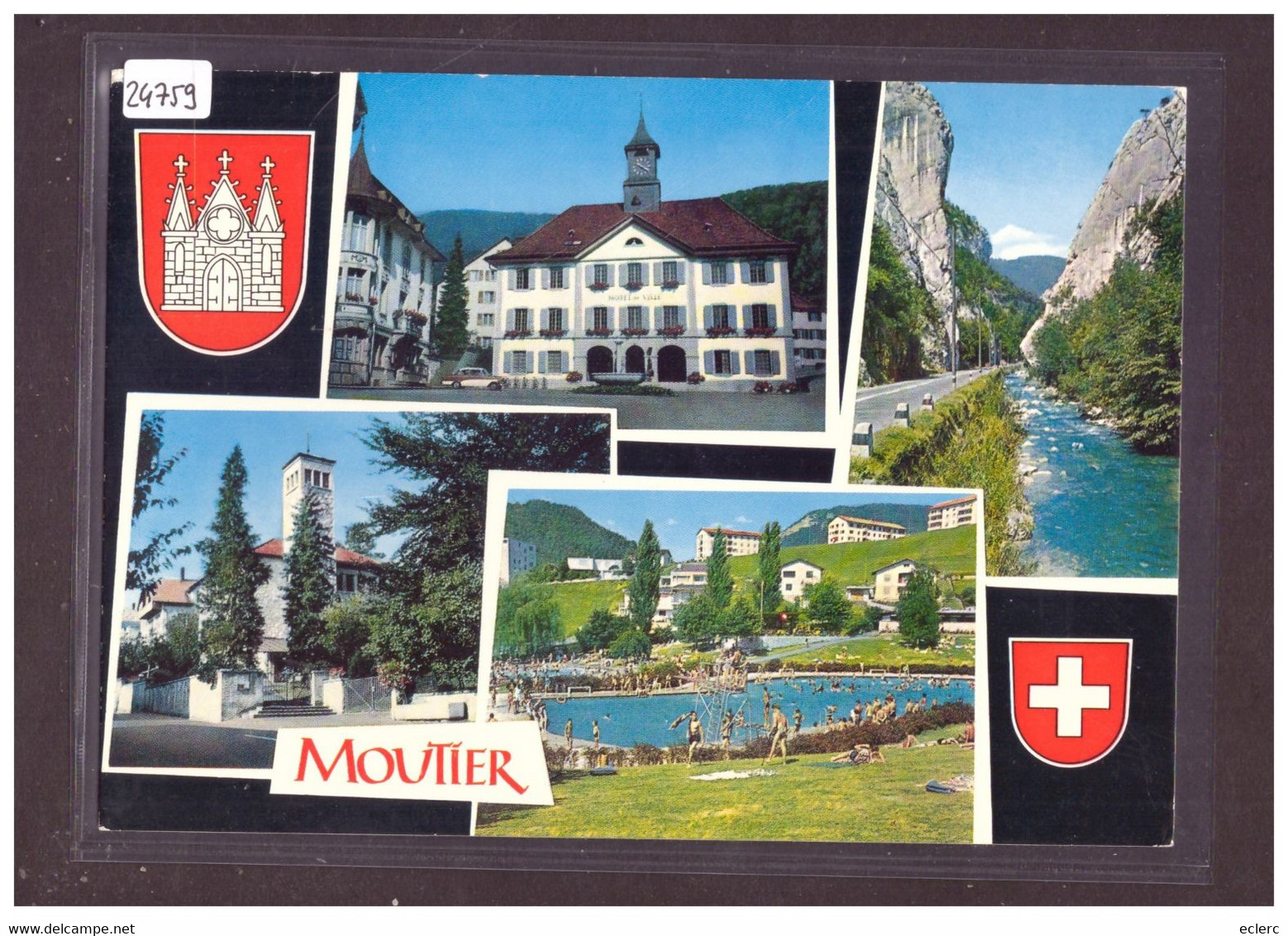 CARTE MODERNE - MOUTIER - TB - Moutier