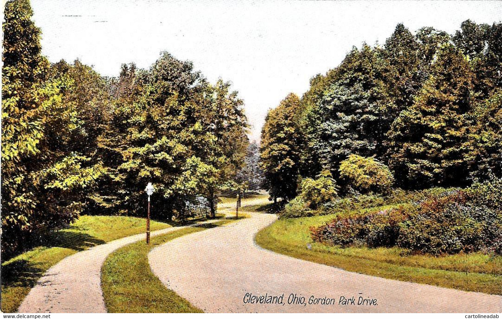 [DC12586] CPA - OHIO - CLEVELAND - GORDON PARK DRIVE - PERFECT - Non Viaggiata - Old Postcard - Cleveland