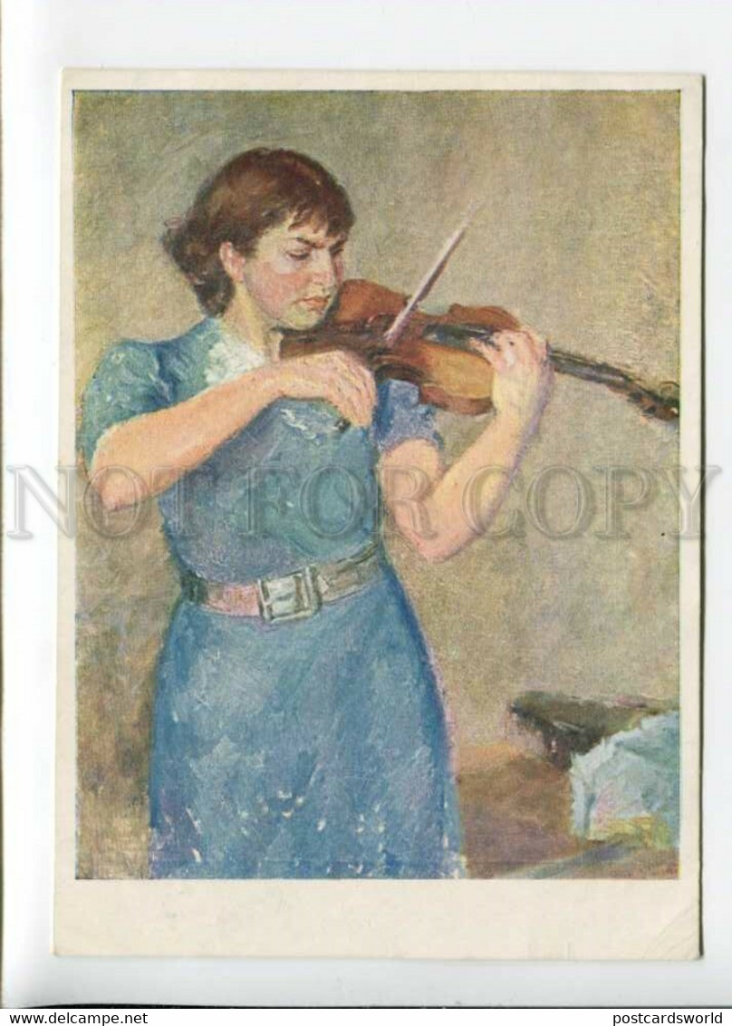 3170162 Elizabeth GILELS Soviet Jewish Violinist Old KHAZANOV - Cantanti E Musicisti