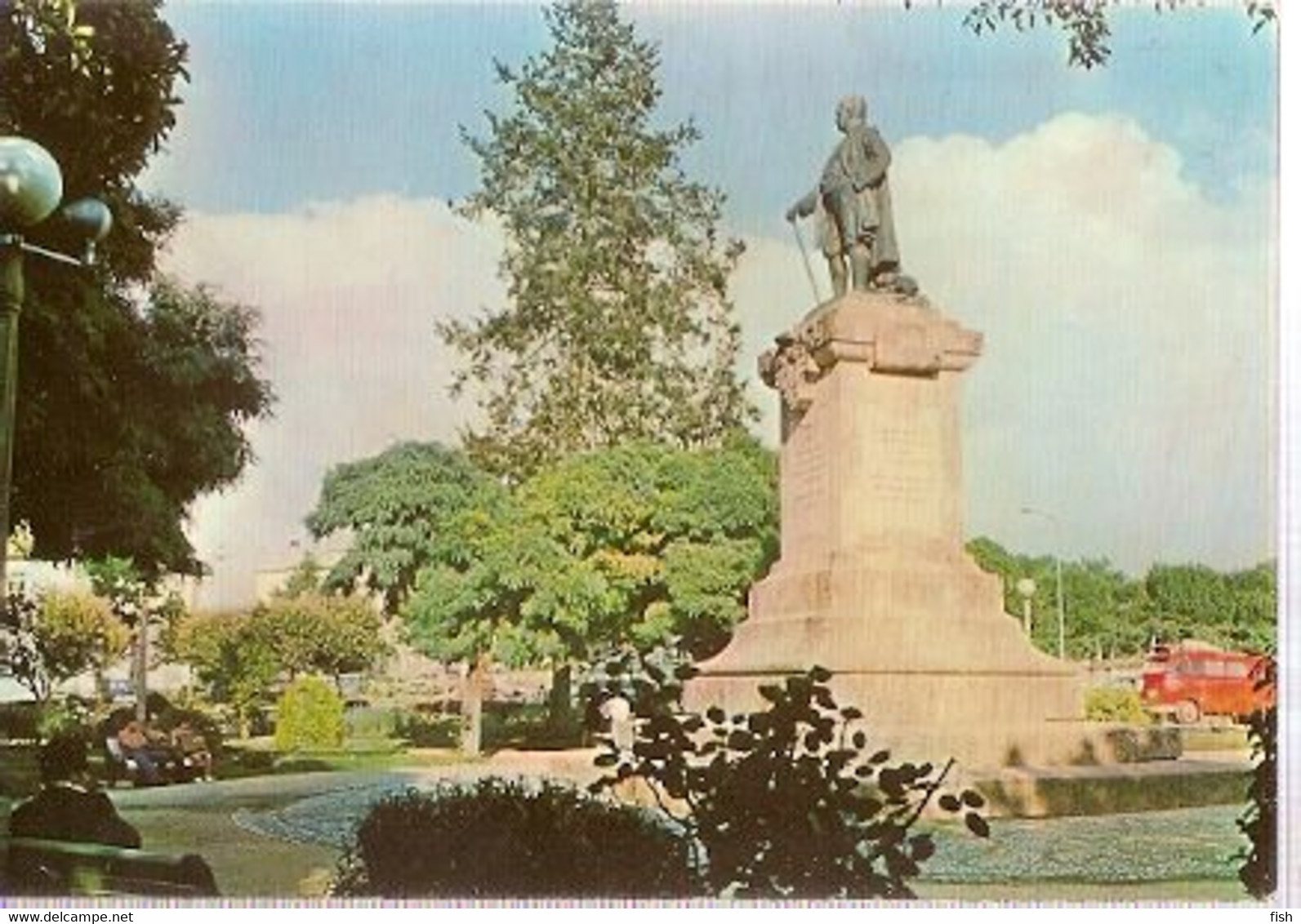 Portugal & Marcofilia, Viseu, Santa Cristina Garden And D. Antonio Alves Martins, Monument,  Lisboa 1979 (1465) - Monuments