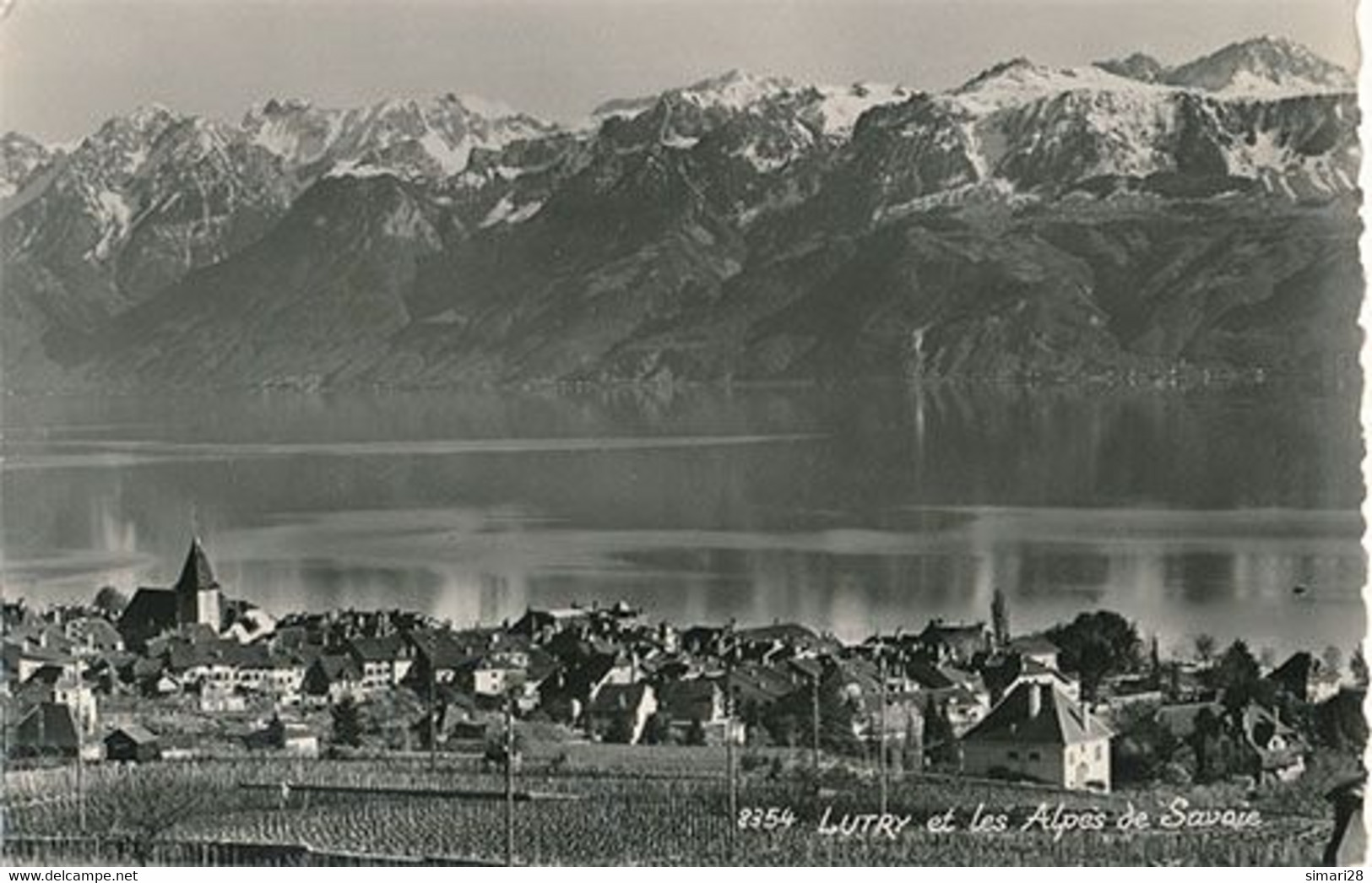 LUTRY - N° 8354 - ET LES ALPES DE SAVOIE - Lutry