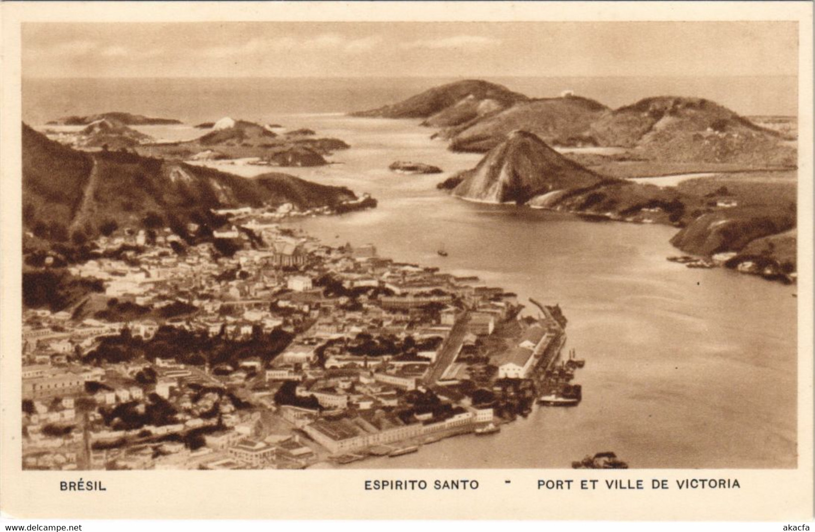 CPA AK Vitoria Port Et Ville - Espirito Santo BRAZIL (1085245) - Vitória