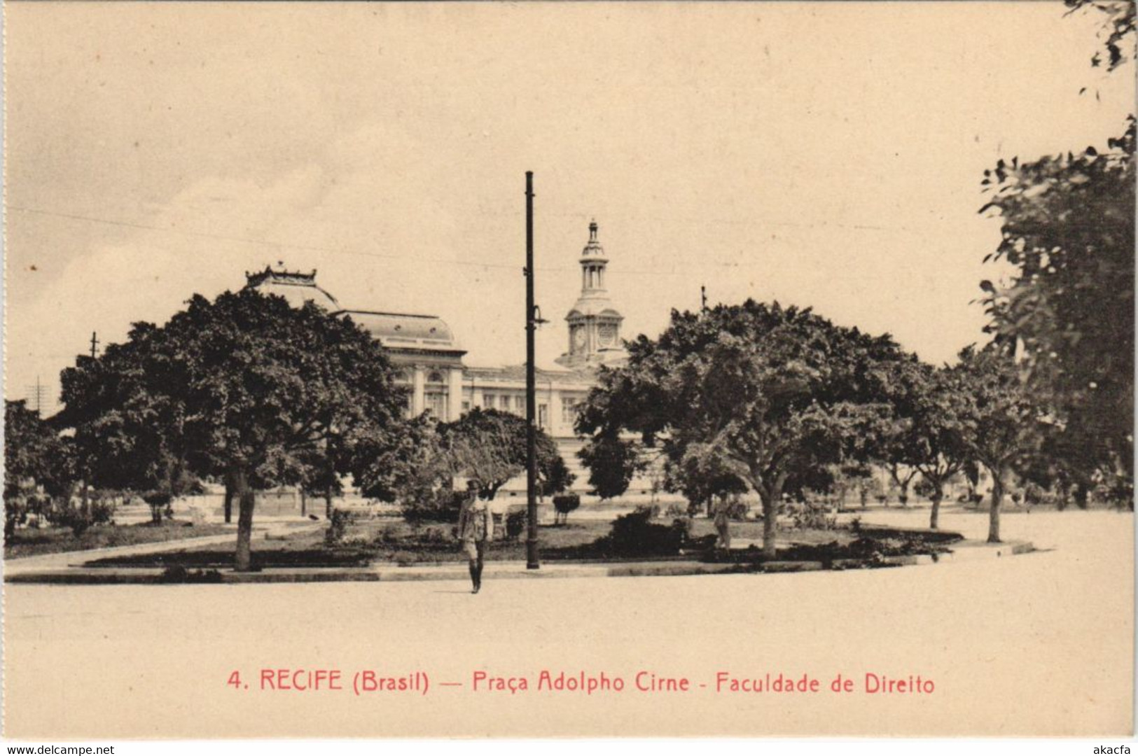 CPA AK Recife Praca Adolpho Cirne - Faculdade De Direito BRAZIL (1085263) - Recife