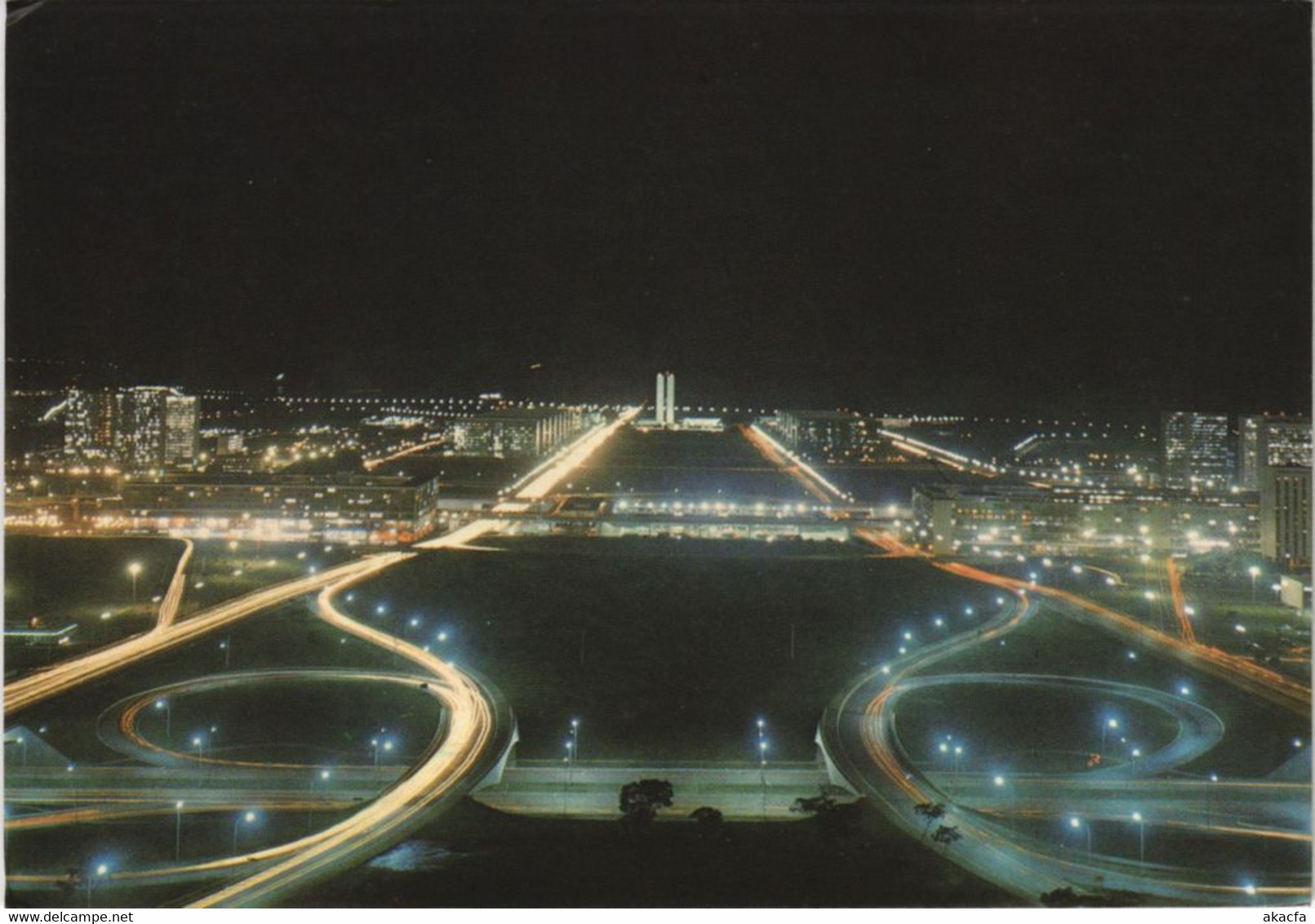 CPM Brasilia The Congress Night View BRAZIL (1085447) - Brasilia