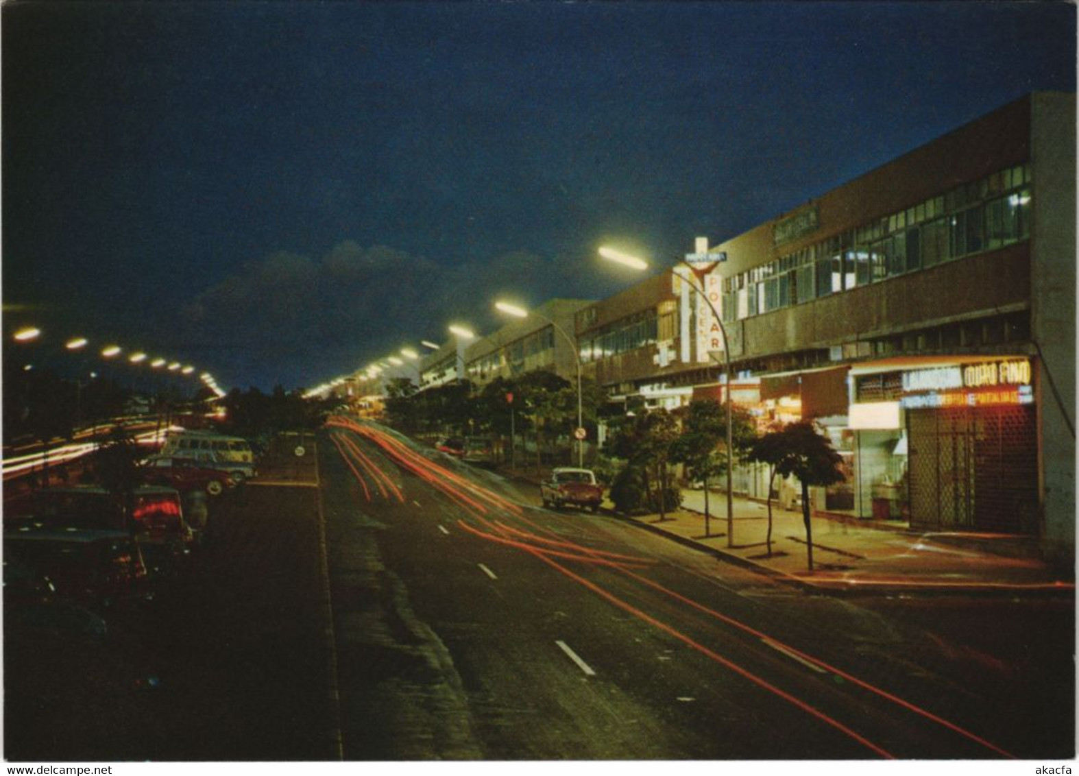 CPM Brasilia Night View Of W-3 Avenue BRAZIL (1085450) - Brasilia