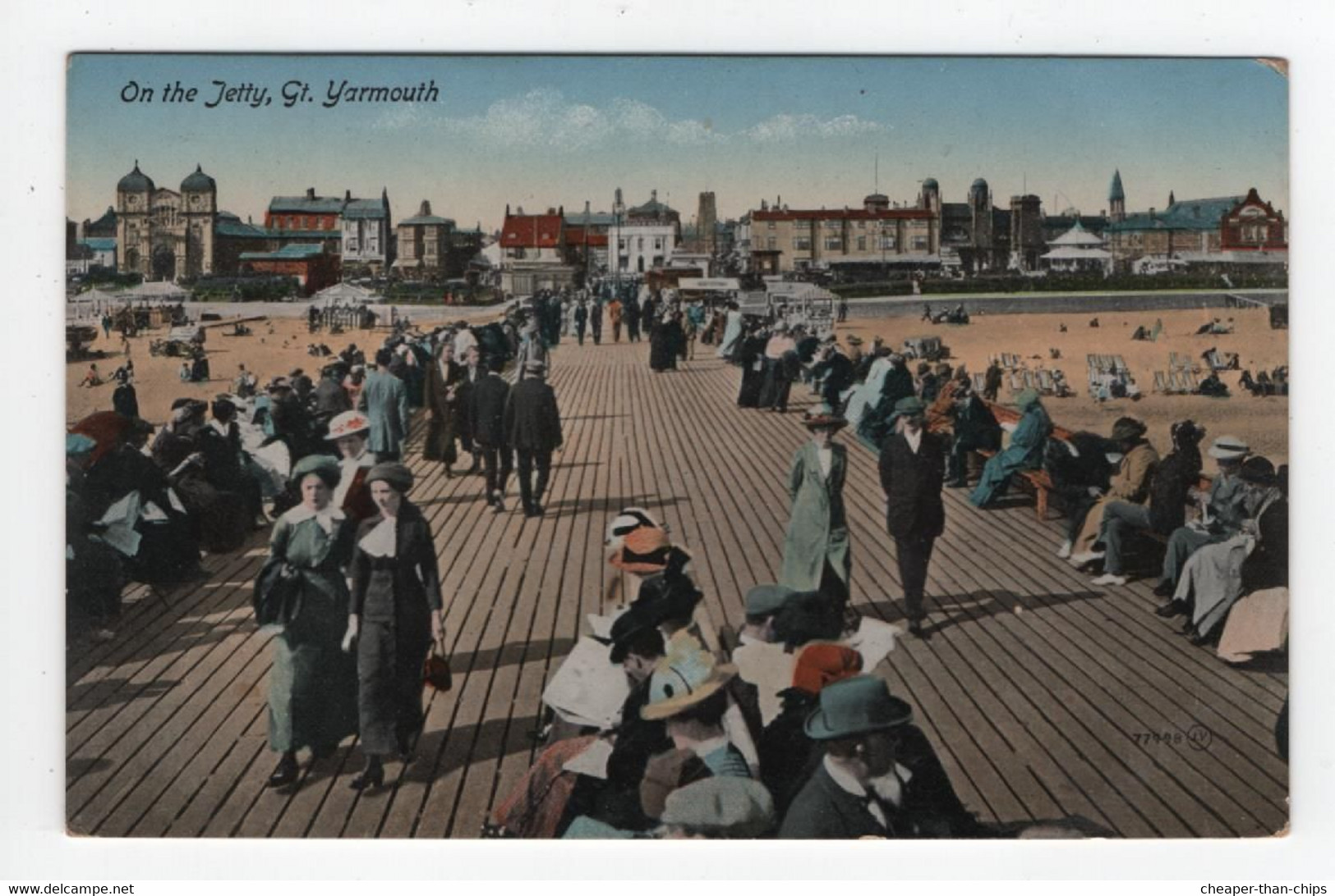 GREAT YARMOUTH - On The Jetty - Valentine 77488 - Great Yarmouth