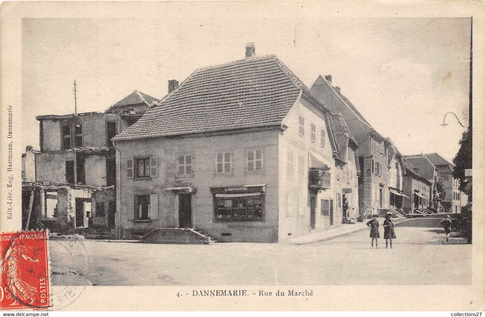 68-DANNEMARIE- RUE DU MARCHE - Dannemarie