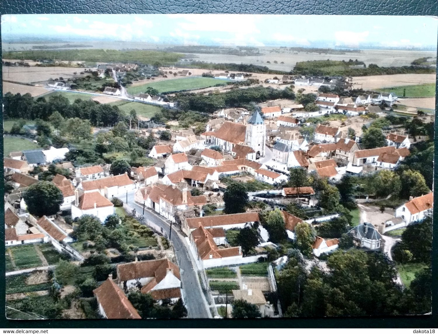 28 ,blévy ,, Vue Générale En 1973  ..cpsm....gf...  Scan Recto Verso - Blévy