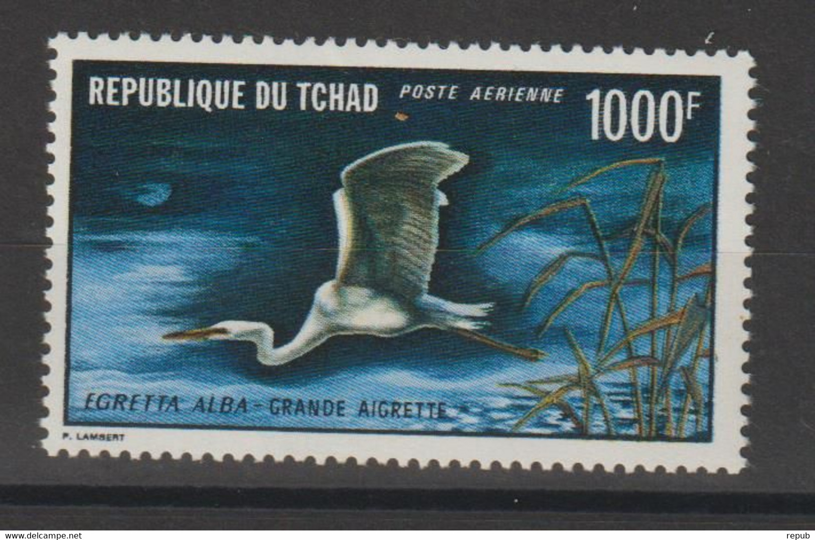 Tchad 1971 Oiseaux PA 88 1 Val ** MNH - Tchad (1960-...)