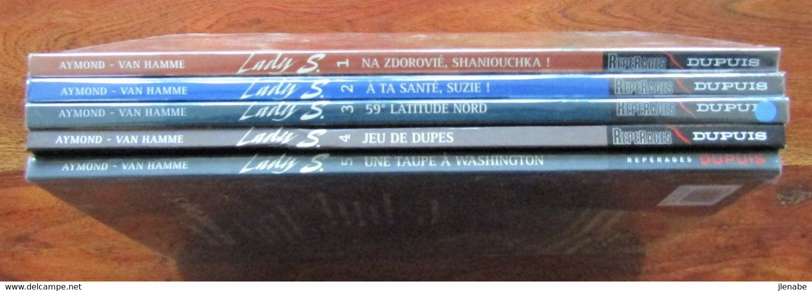LADY S. Lot Des 5ers Tomes En Edition Originales ( Le 3 Avec Ex Libris N° Signé AYMOND ) - Bücherpakete