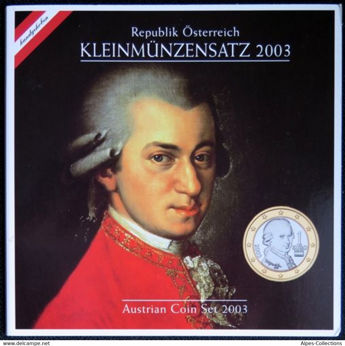 AUX2003.1 - COFFRET BU AUTRICHE - 2003 - 1 Cent à 2 Euros - Austria