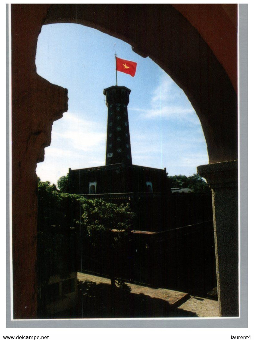 (HH 35) (ep) Vietnam (1 Postcard) Hanoi - Flagstaff Mirador - Buddismo