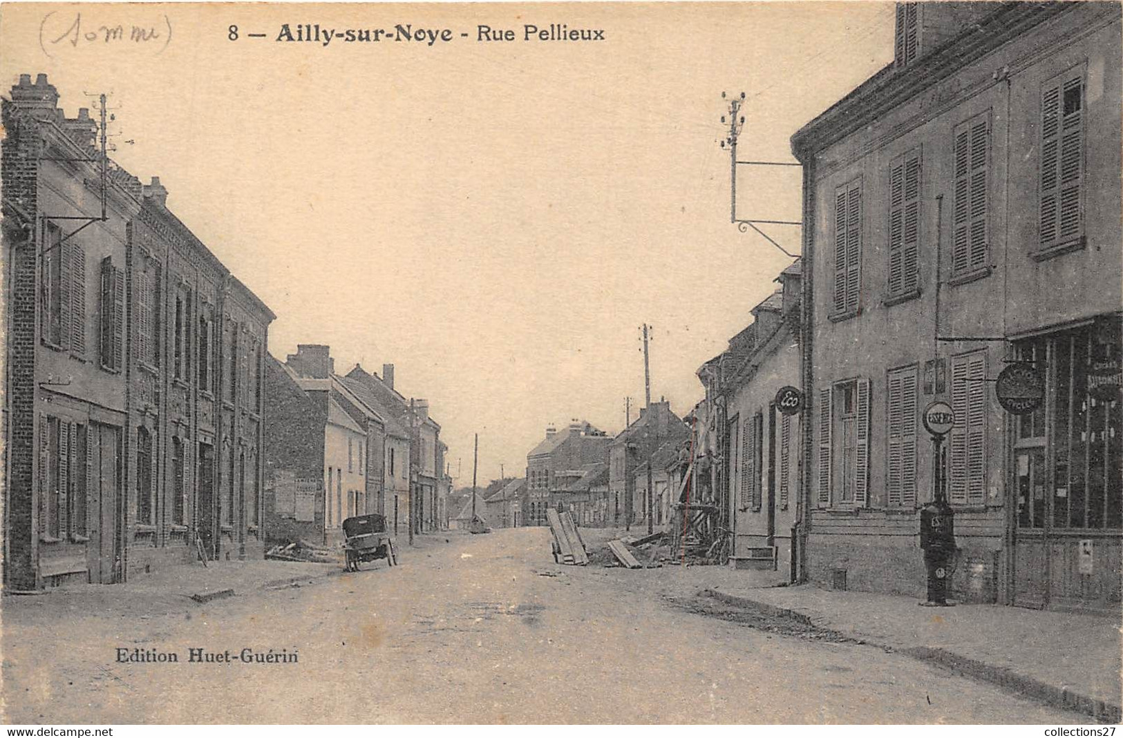 80-AILLY-SUR-NOYE- RUE PELLIEUX - Ailly Sur Noye