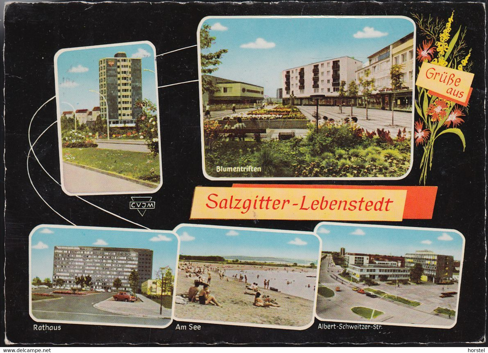 D-38226 Salzgitter - Lebenstedt - Alte Ansichten - Albert-Schweitzer-Str. - Rathaus - Nice Stamp - Salzgitter