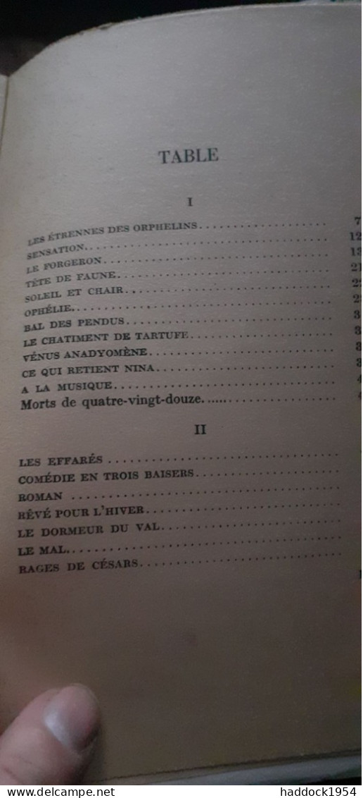 Poésies ARTHUR RIMBAUD Mercure De France 1945 - Auteurs Français