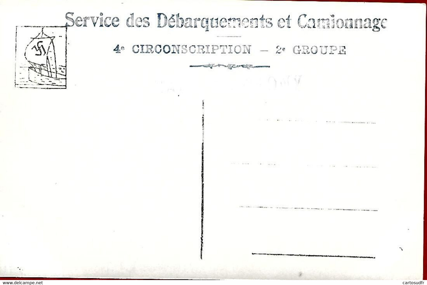 92 ANTONY - LA GARE - SERVICE DES DEBARQUEMENTS ET CAMIONNAGES - 4ème CIRCONSCRIPTION 2ème GROUPE - Antony