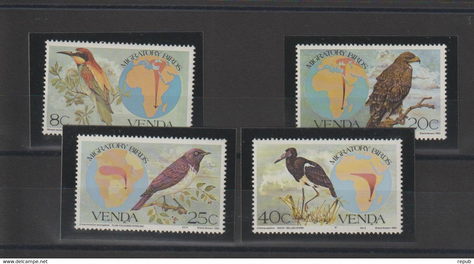 Afrique Du Sud Venda 1983 Oiseaux 70-73 4 Val ** MNH - Venda