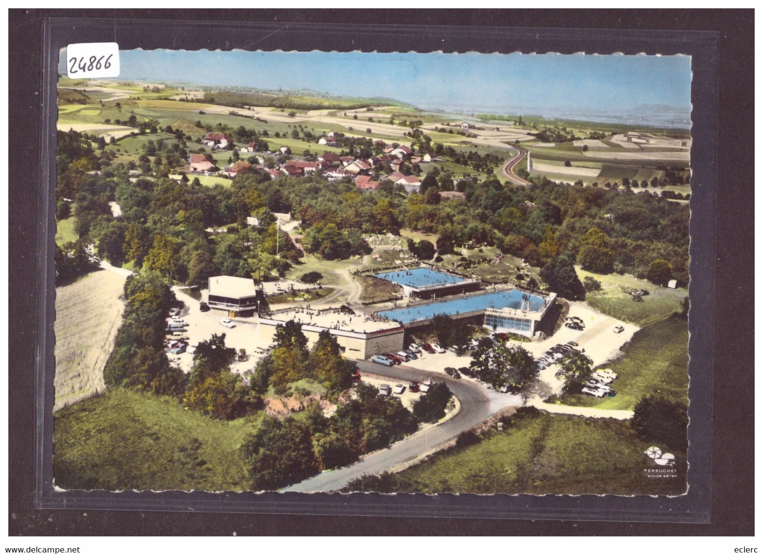 FORMAT 10x15cm - DISTRICT DE COSSONAY - LA SARRAZ - CAMPING ET PISCINE - TB - Cossonay