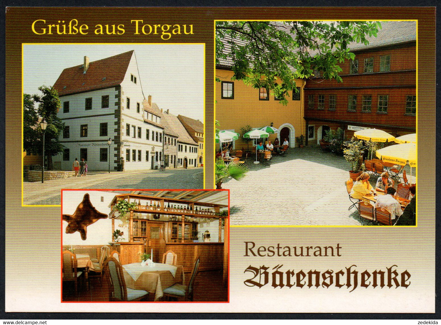 C3904 - TOP Torgau Bärenschenke Restaurant - Bild Und Heimat Reichenbach Qualitätskarte - Torgau