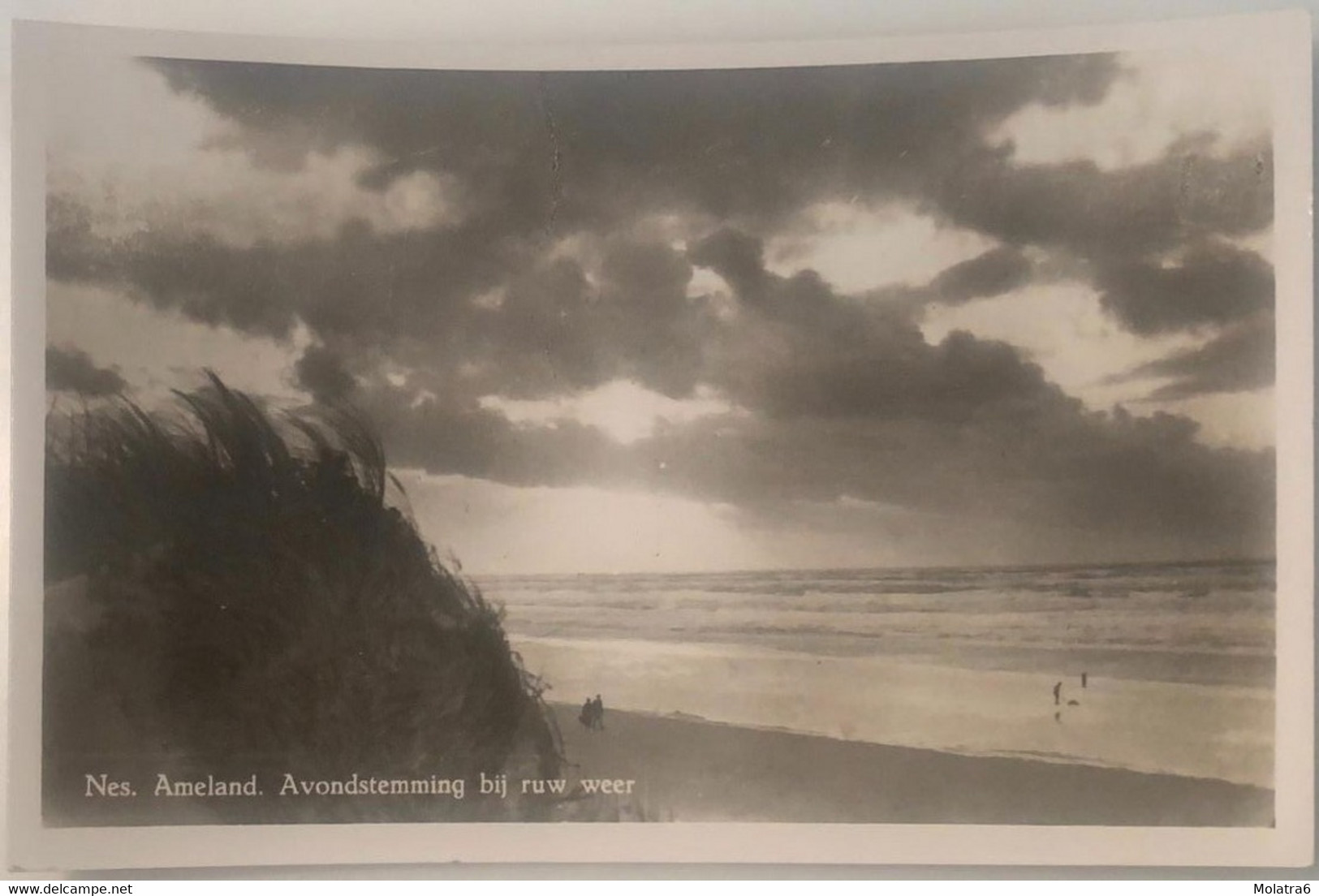 #347 - Avondstemming Bij Ruw Weer, Nes, Ameland 1949 - Ameland