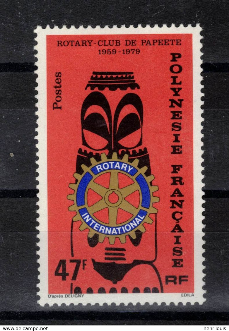 POLYNESIE Française     Timbre Neufs * De 1979  ( Ref 2064 C )  Rotary Club - Sonstige & Ohne Zuordnung