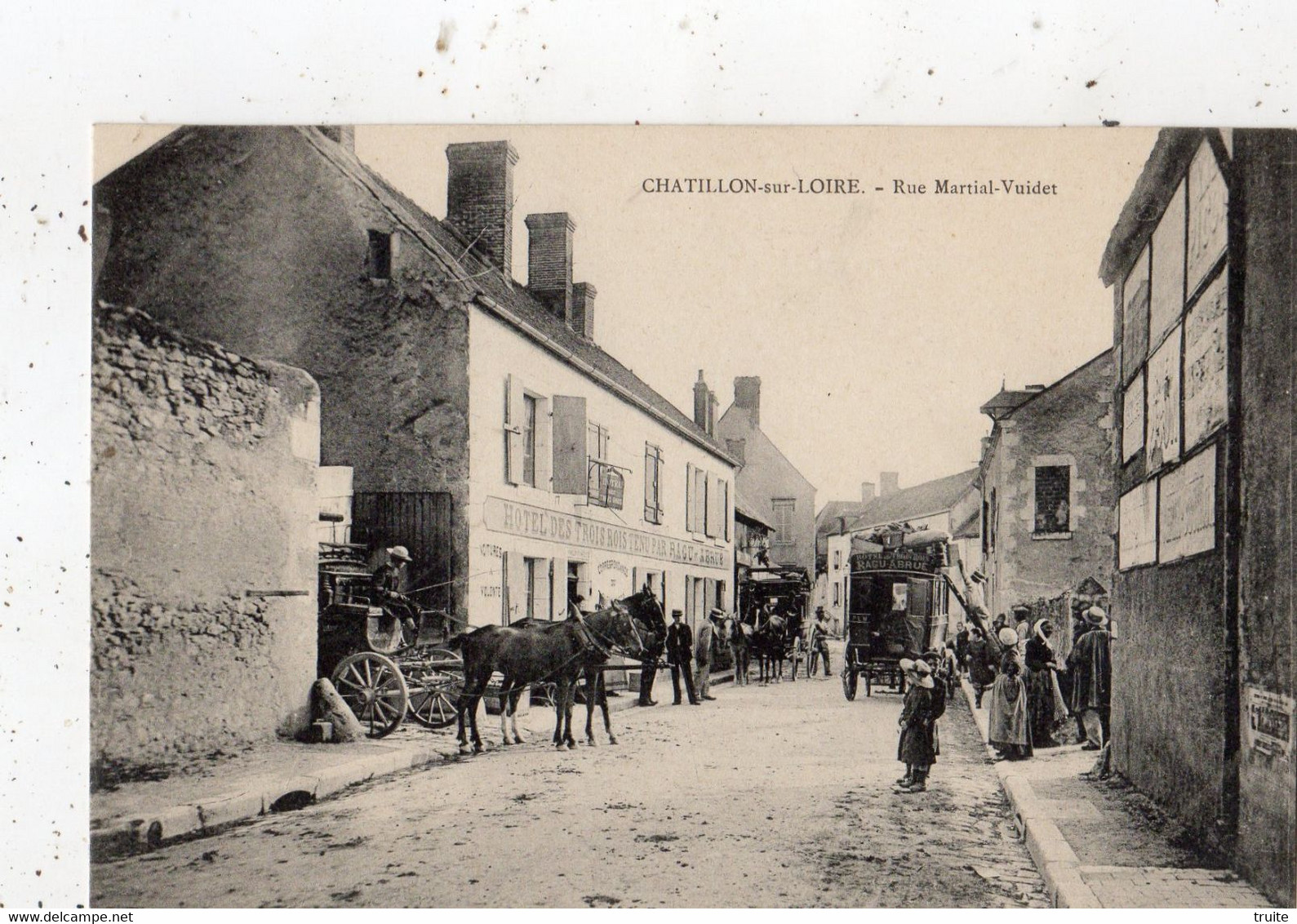 CHATILLON-SUR-LOIRE RUE MARTIAL-VUIDET (DILIGENCE) - Chatillon Sur Loire