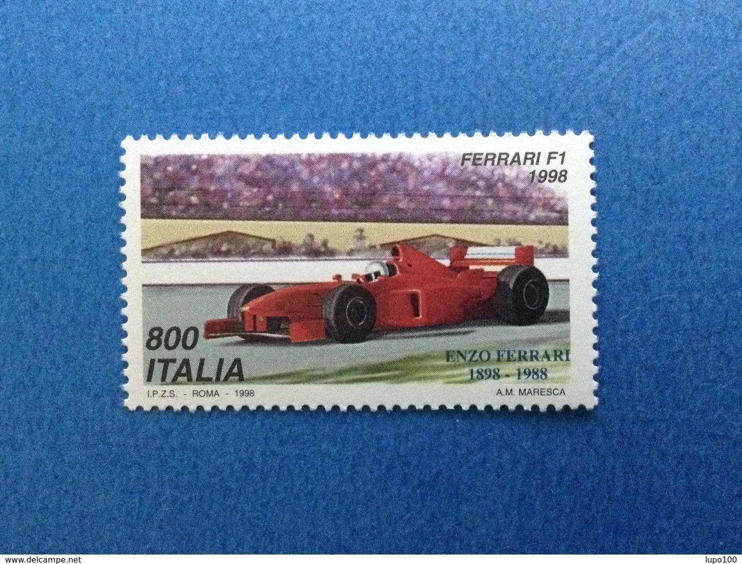 1998 ITALIA FRANCOBOLLO NUOVO ITALY STAMP NEW MNH** AUTO FERRARI F1 1998 - 1991-00: Mint/hinged