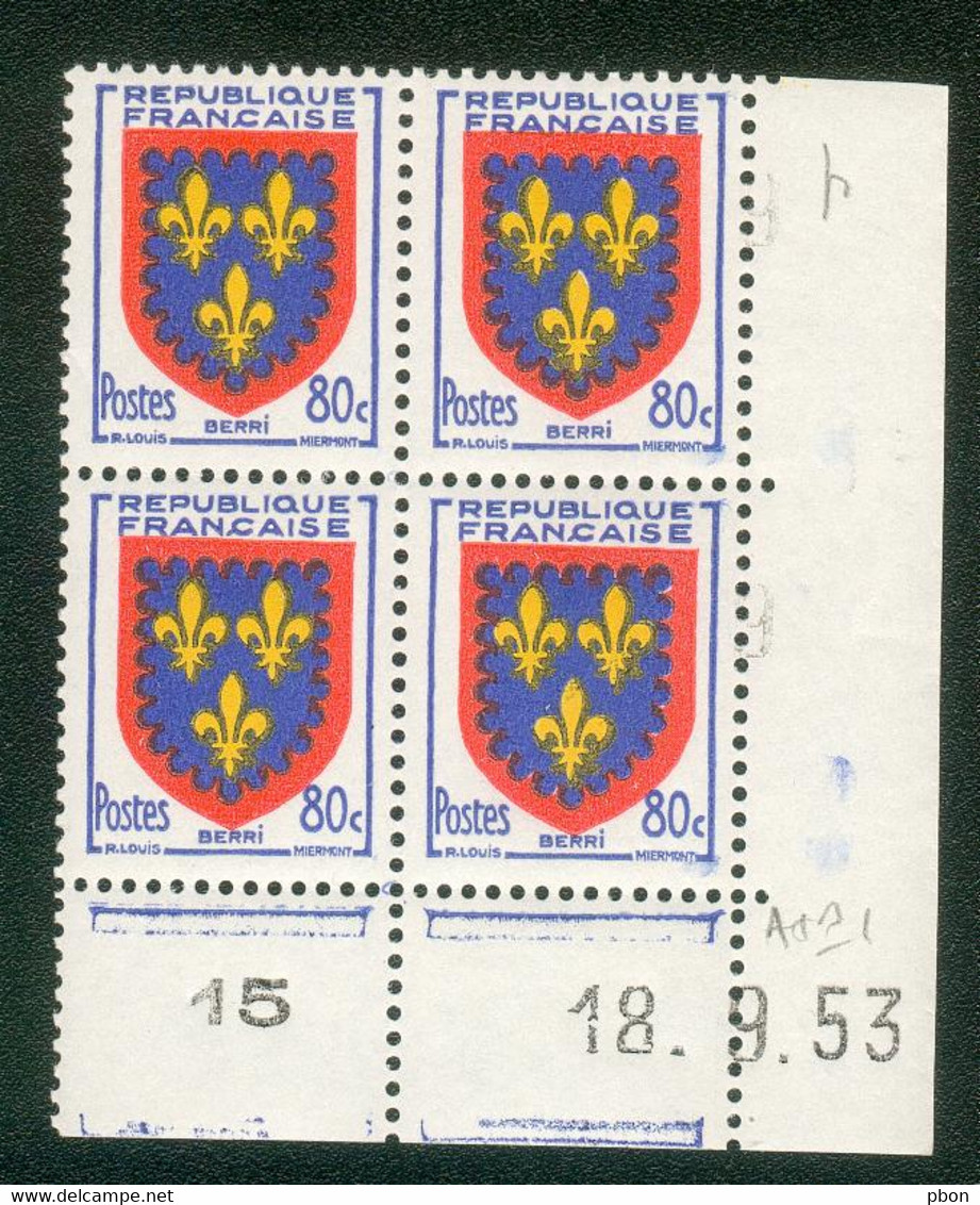 Lot C224 France Coin Daté Blason N°959 (**) - 1950-1959