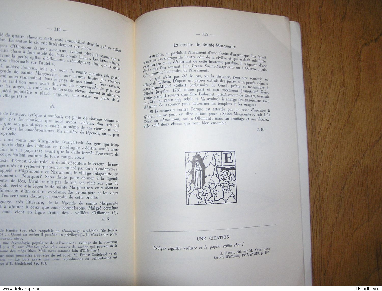 ARDENNE ET FAMENNE N° 2 Année 1968 69 Régionalisme Archéologie Marche en Famenne Graide Ollomont Légende Cloches